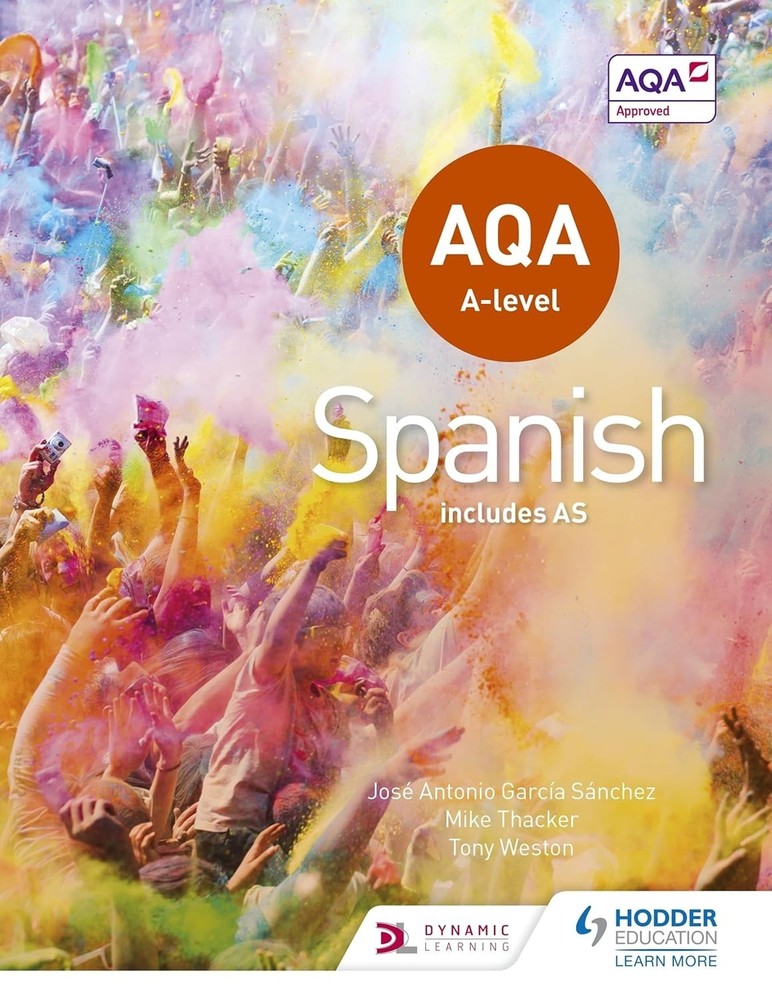 AQA A & AS LEVEL SPANISH - SPANISH LANGUAGE TEXTBOOK - Good Cond