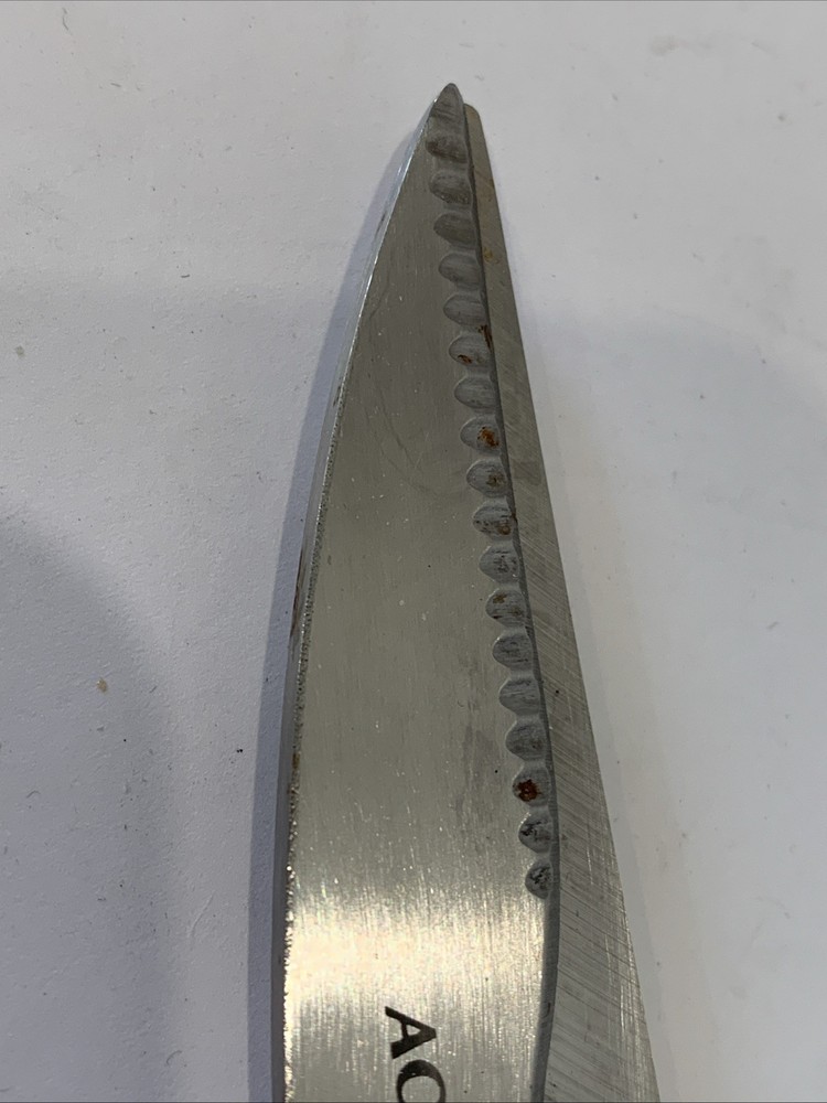 Aokeda CHEF KITCHEN SHEARS Scissors Spring Loaded Wood Handles