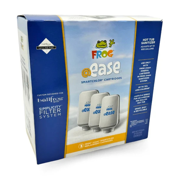 FROG @ease SmartChlor 3 Pack Cartridge for Bullfrog Spas, Simplicity