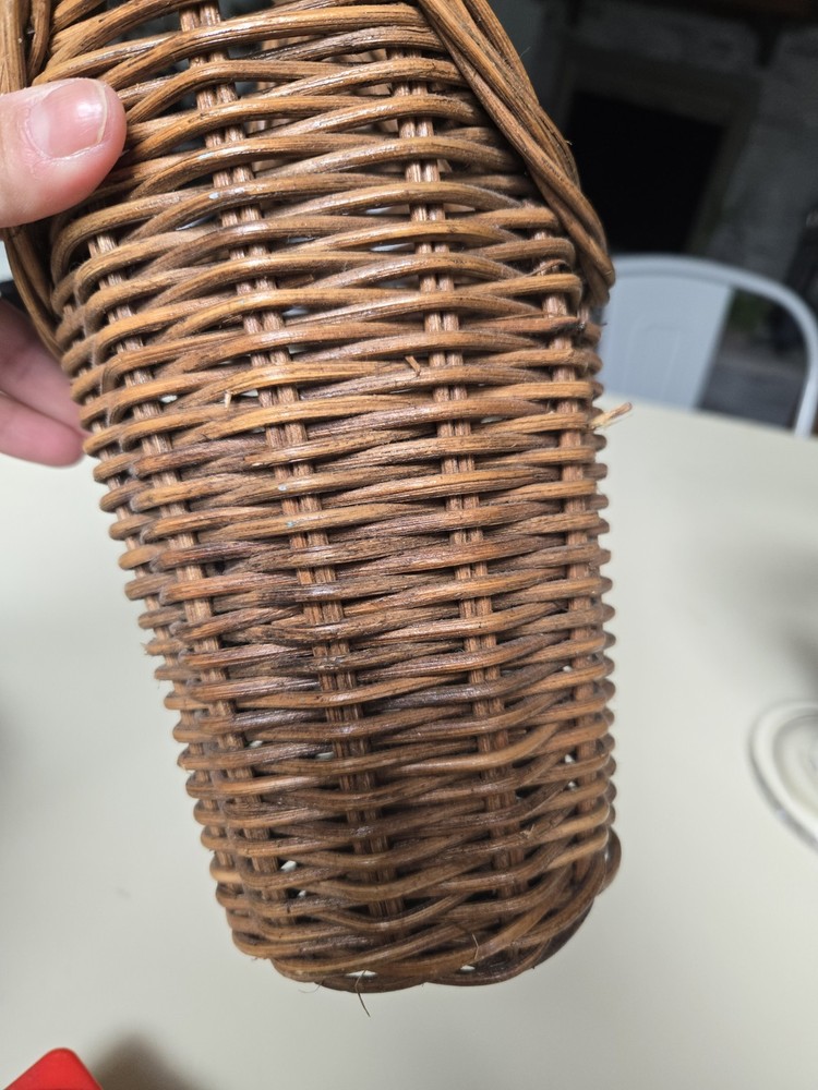 Vintage Decorative Wicker Wine Bottle Holder