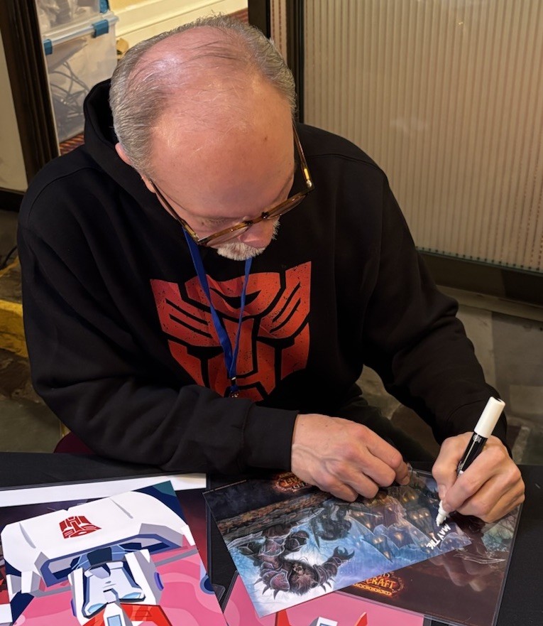 Dick Terhune hand signed WORLD OF WARCRAFT The Worgen photo auto voice game