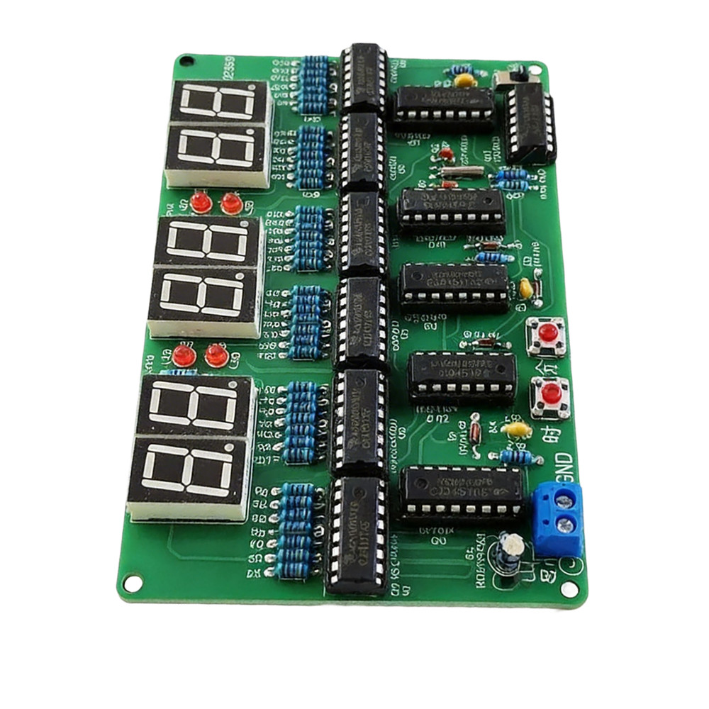6 Digit Clock DIY Kit for Soldering Practice and Digital Timing Project