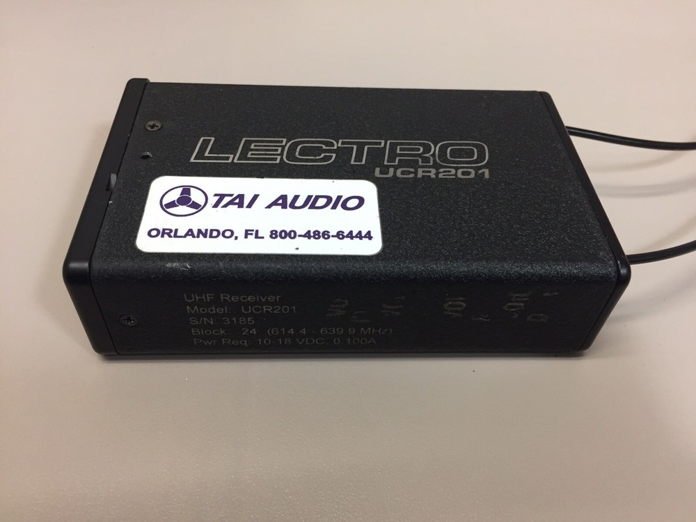 Lectrosonics Wireless Audio Receiver UCR201