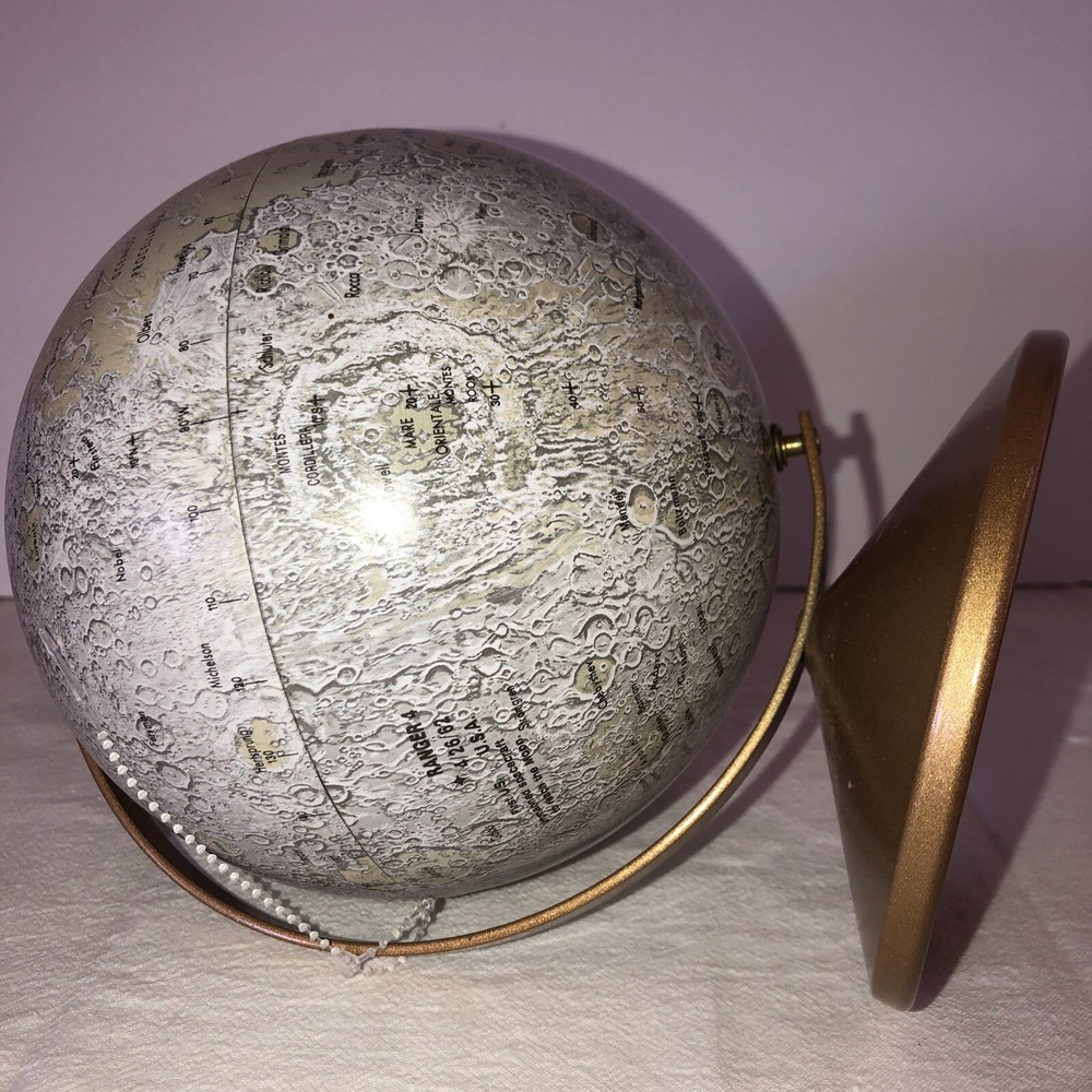 Vintage Replogle Globe The Moon Authentic 6in Model. PRE~OWNED