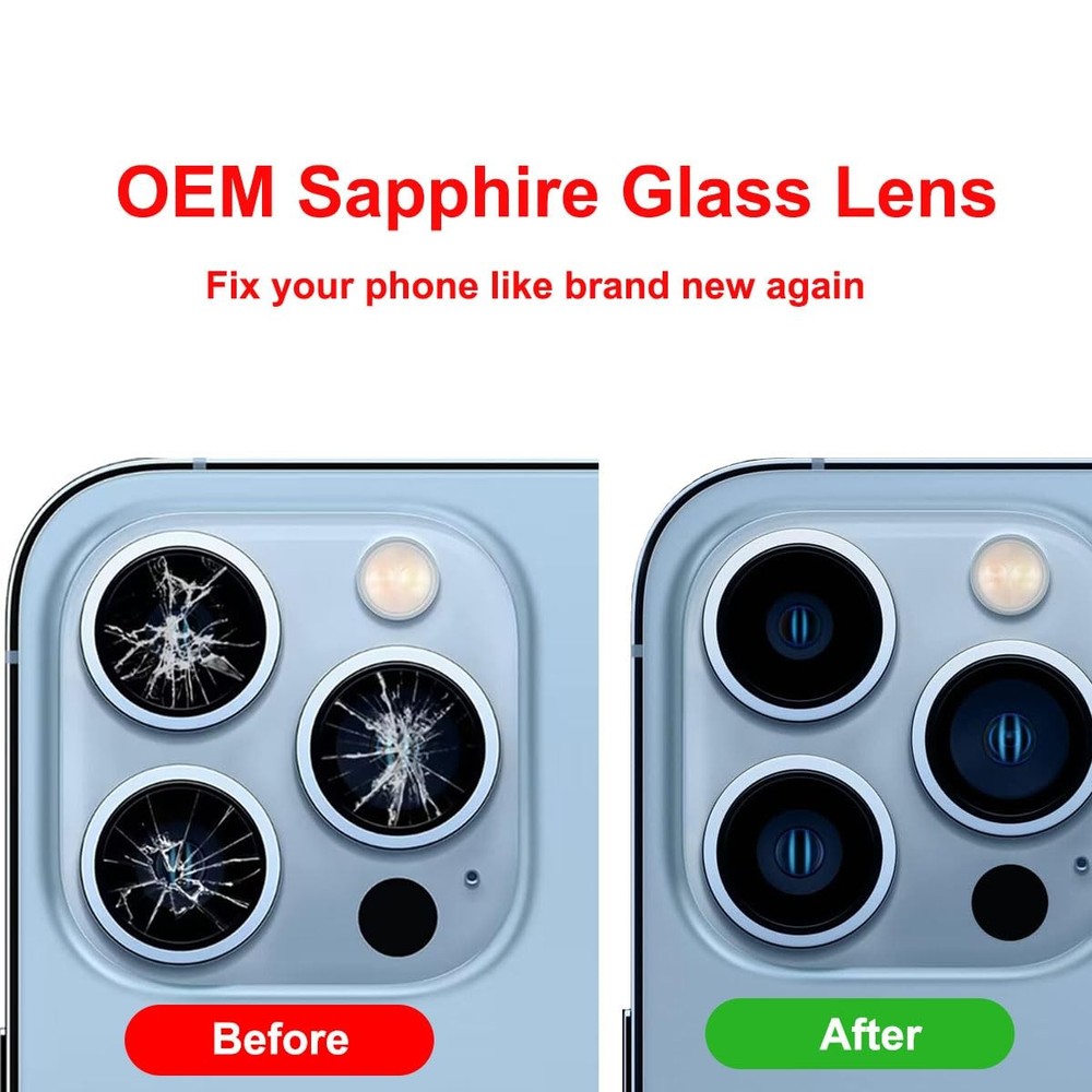 Perzework OEM Back Camera Glass Lens iphone 13 pro / 13 max