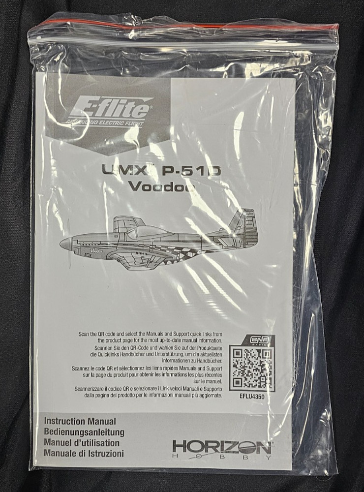 Horizon Hobby E-flite UMX P-51D VOODOO Bind-N-Fly Basic RC Plane