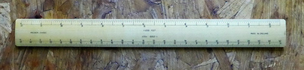 Precision Divided Wooden Ruler