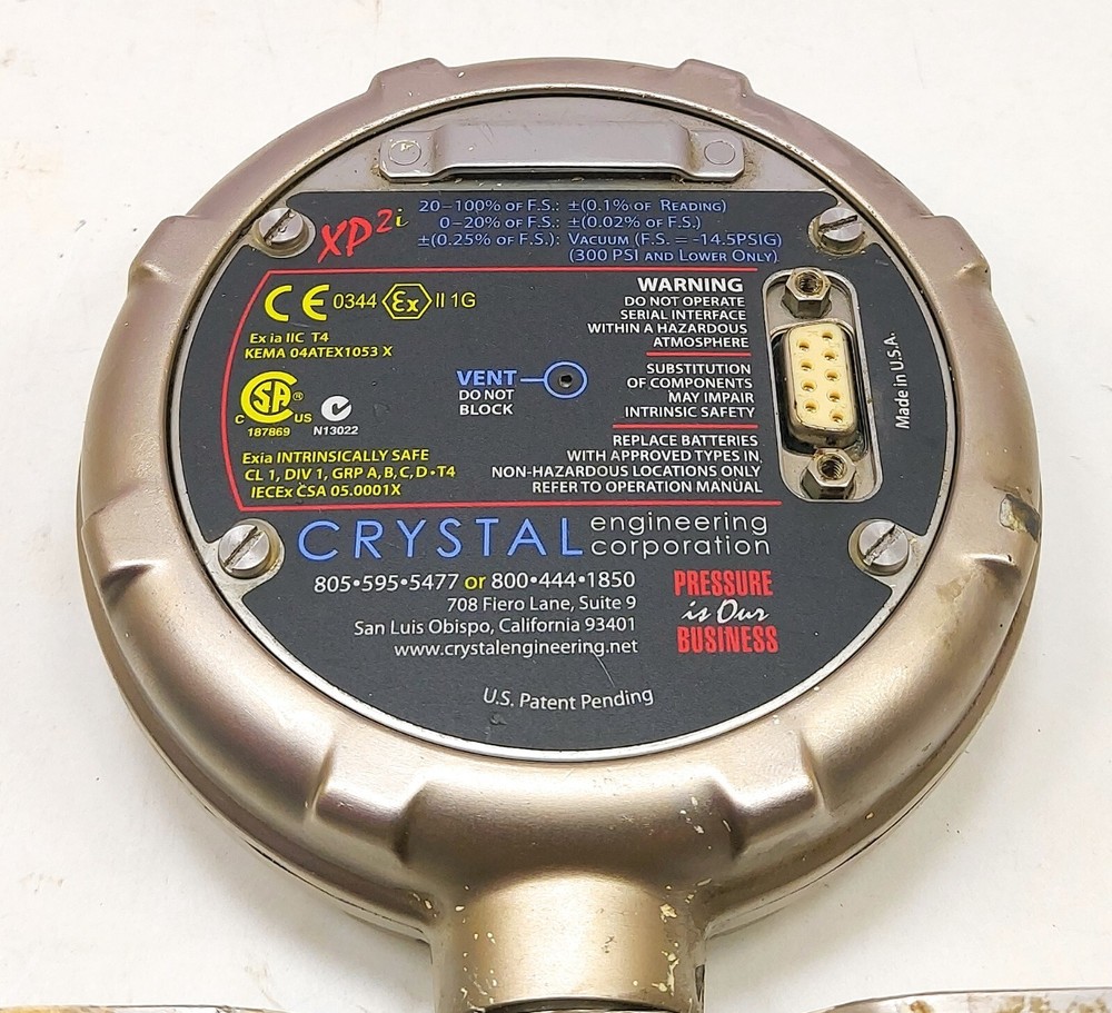Crystal Engineering ISOLV 30PSIXP21-FD Digital Test Gauge XP2i