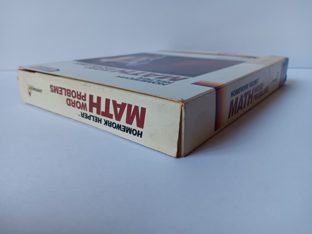 Commodore 64 Homework Helper Math Word Problems Computer Software Tested/Works