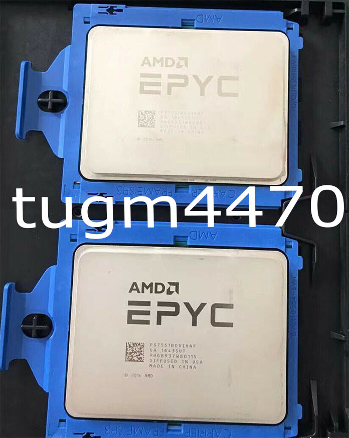 AMD epyc 7551 CPU processor 32 core 2GHz socket SP3 non-locking version