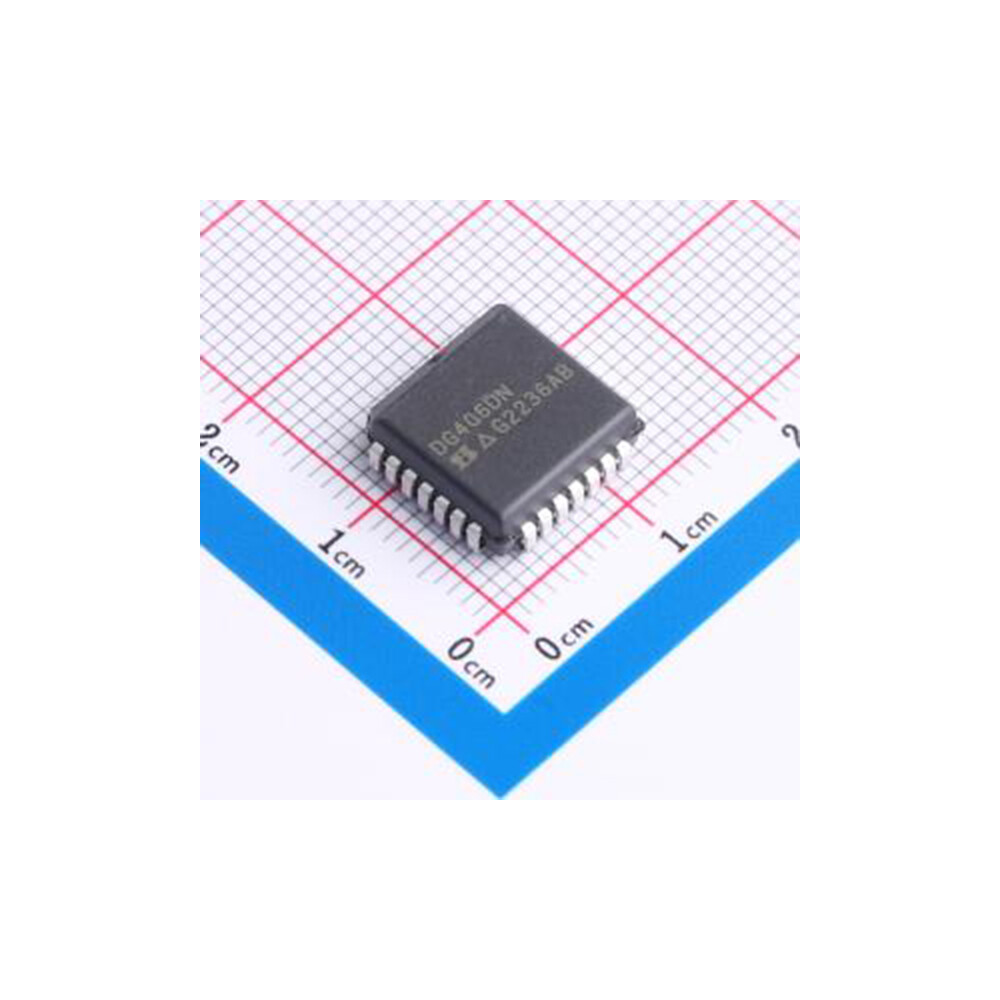 1pcs DG406DN-E3 PLCC-28(11.5x11.5)