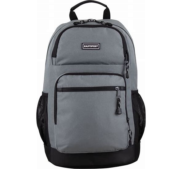 Eastsport Unisex Essential Backpack, Ash Grey NWT