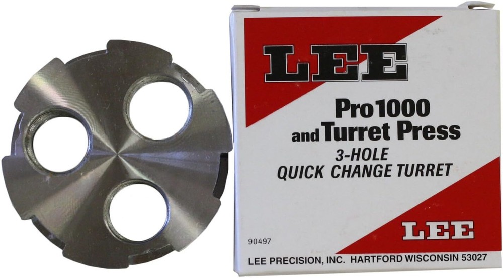Lee Precision Reloading Pro 1000 3-Hole Quick Change Turret - 90497