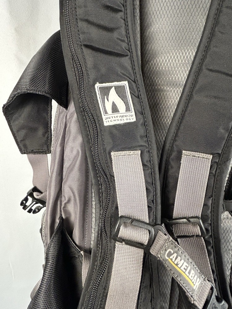 CamelBak Hydration Backpack Gray Blue Hiking Pack No Bladder Outdoor Daypack