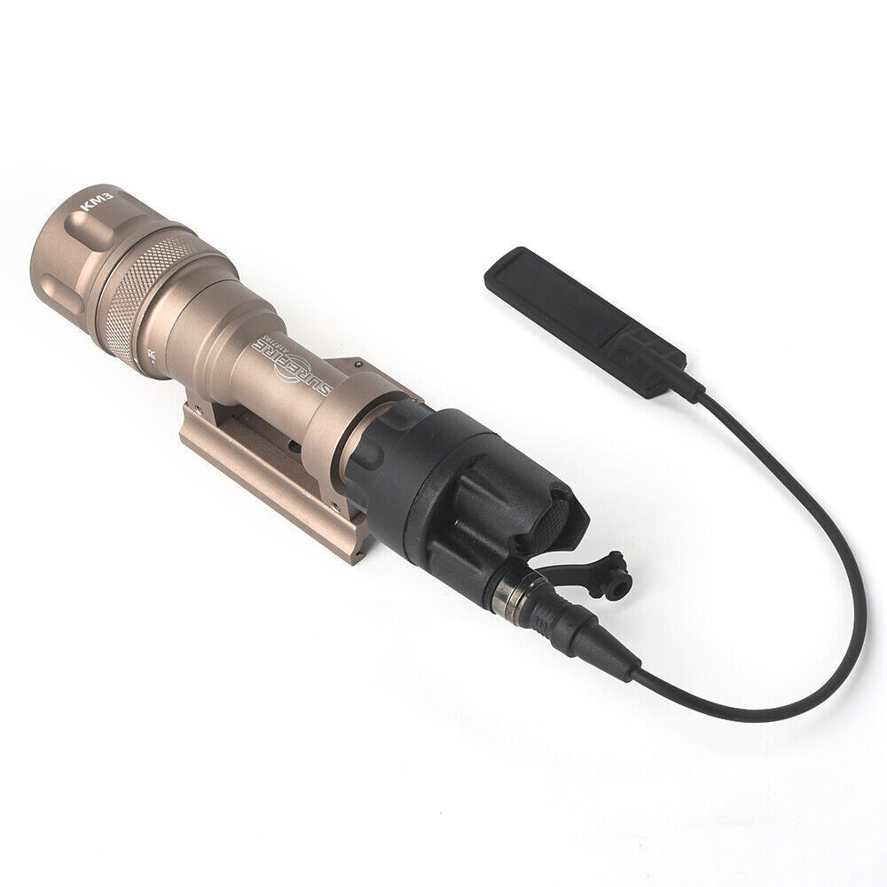 XM00 Tactical Flashlight Tailcap Remote Pressure Switch Assembly For M951 M961