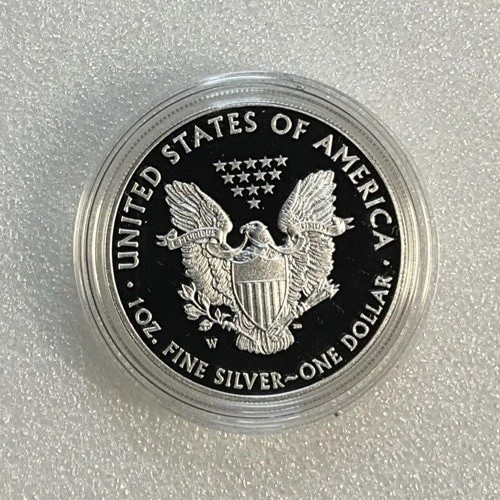 2013-W U.S. Silver Eagle $1 Coin One Ounce, w/Box + COA