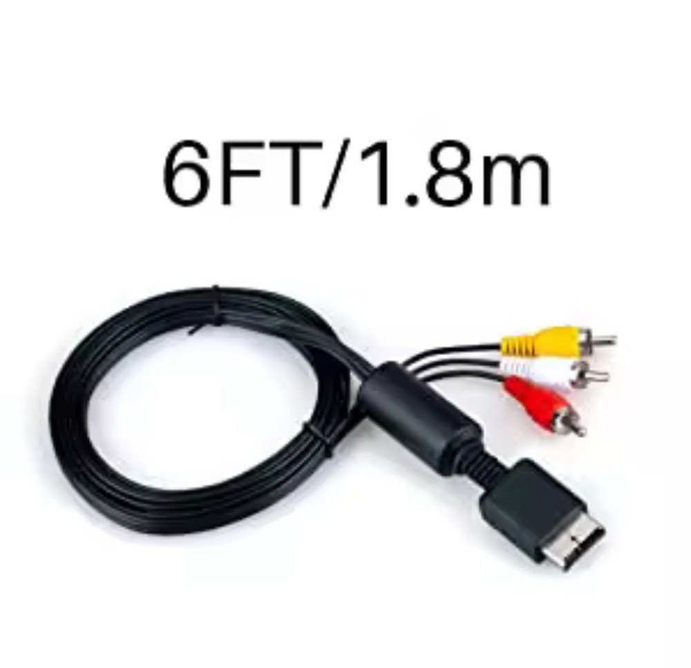 PlayStation PS3 PS2 PS1 Console System AV Audio Video Cable Cord