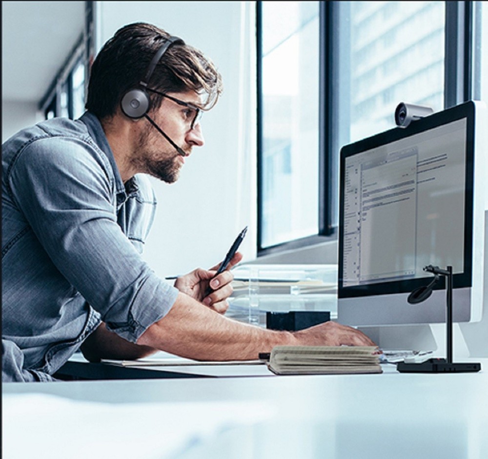 Yealink WH62 Dual UC DECT Wireless Headset with Microphone - Black