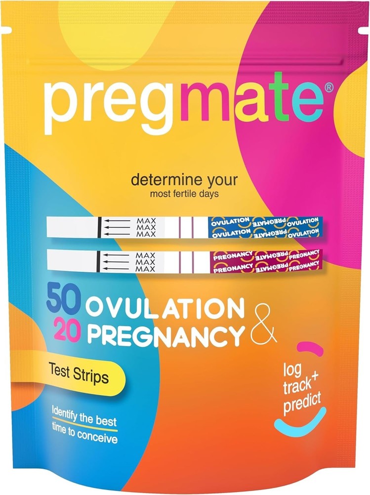 50 Ovulation and 20 Pregnancy Strips Predictor Kit