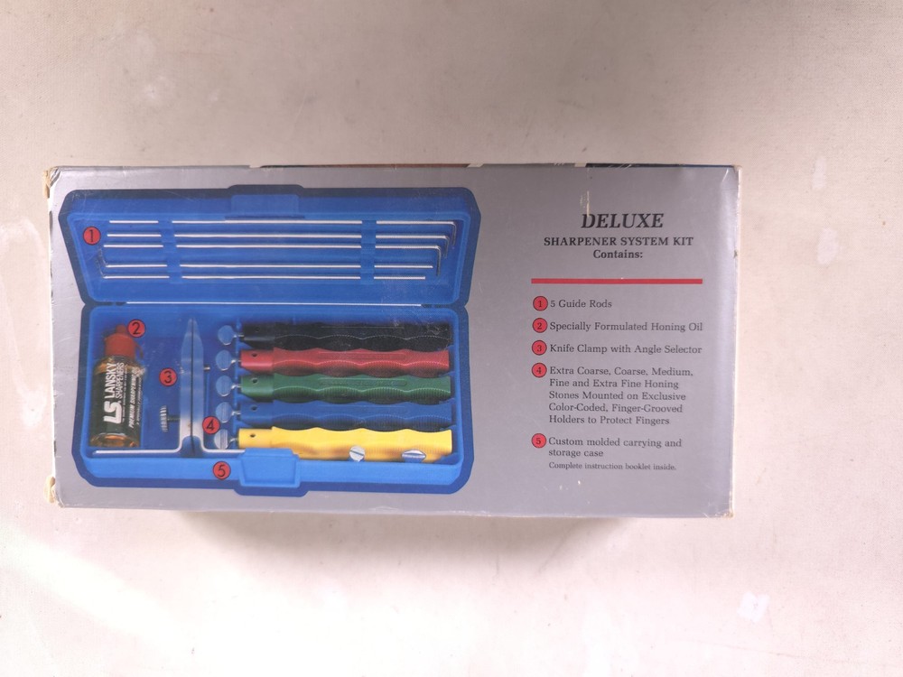 lansky deluxe 5-stone sharpening system
