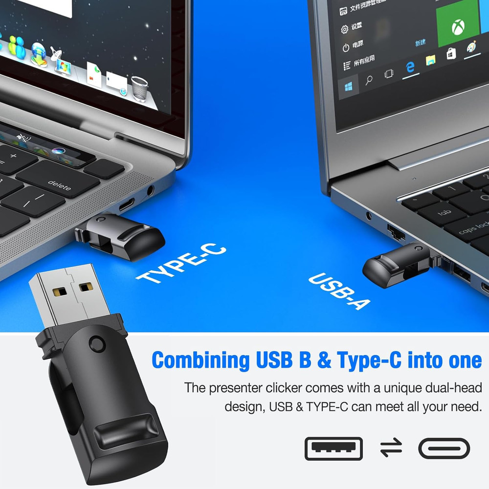 Presentation Clicker Wireless Presenter Remote for Powerpoint, Powerpoint Clicke