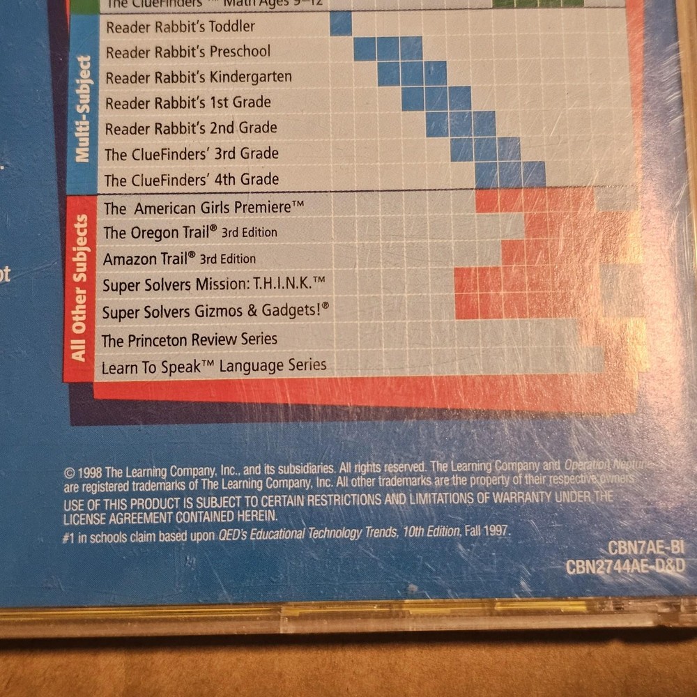 Operation Neptune Educational PC CD-ROM Bonus Disc The Learning Company