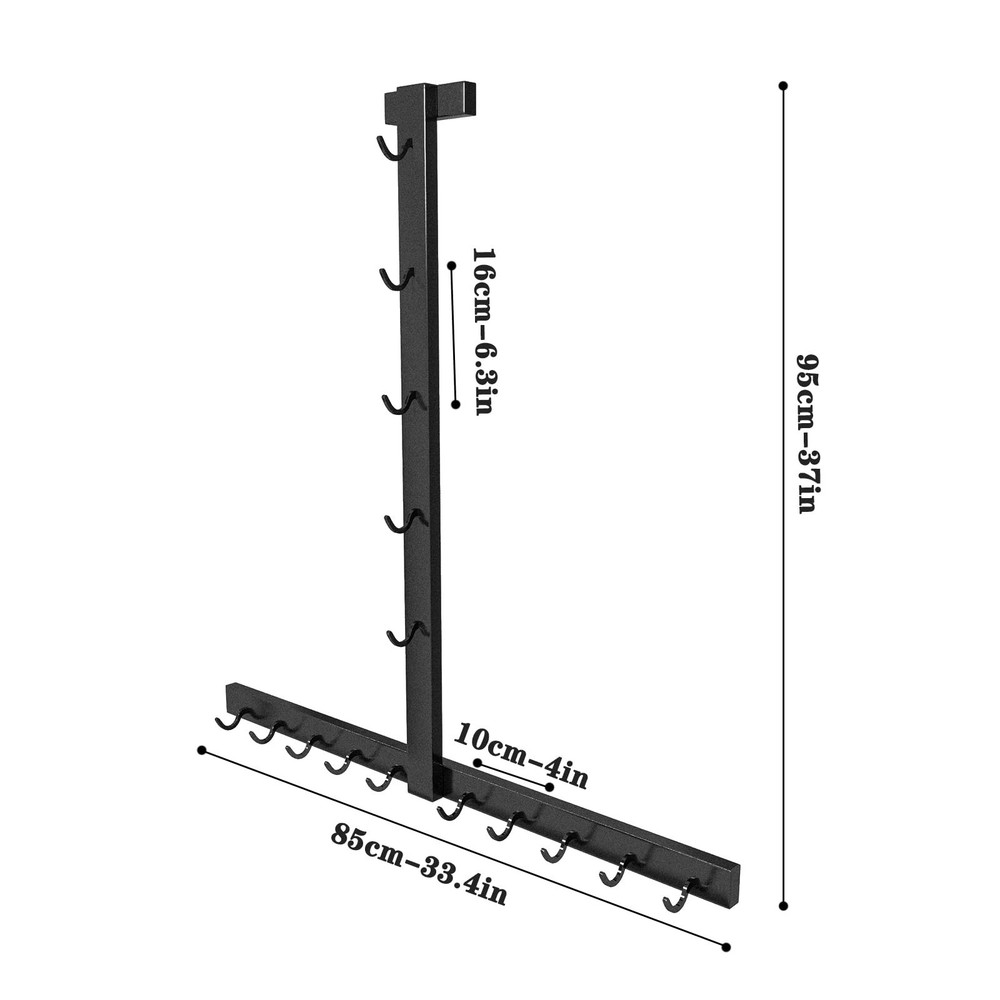 LAT Pull Down Bar Storage Rack, LAT Pulldown Attachments T Bar V Bar Cable At...