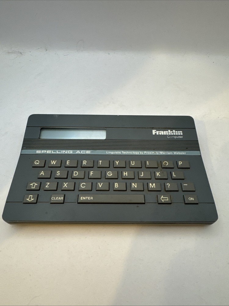 Franklin Computer Spelling Ace Linguistic Technology Model SA98 Tested & Working