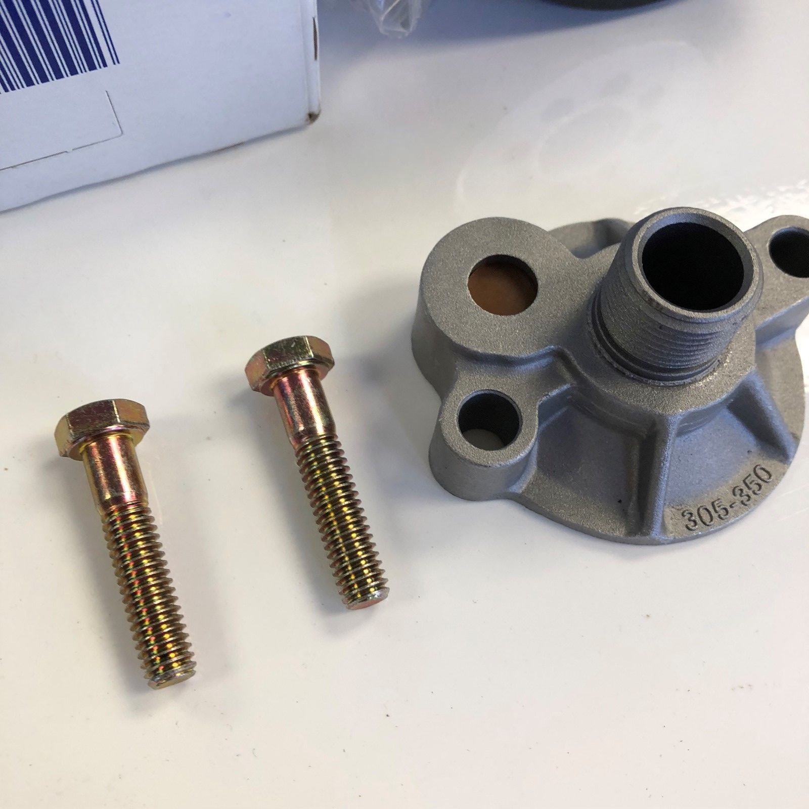 BBC Chevy Oil Filter Adapter BBC Chevrolet 396 402 427 454 With AC Delco Filter