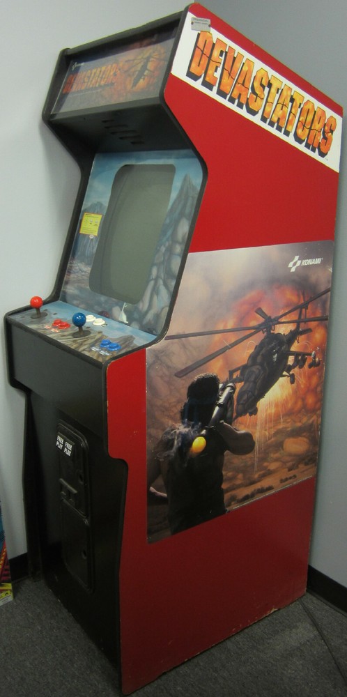 DEVASTATORS ARCADE MACHINE by KONAMI 1988 (Excellent Condition) *RARE*
