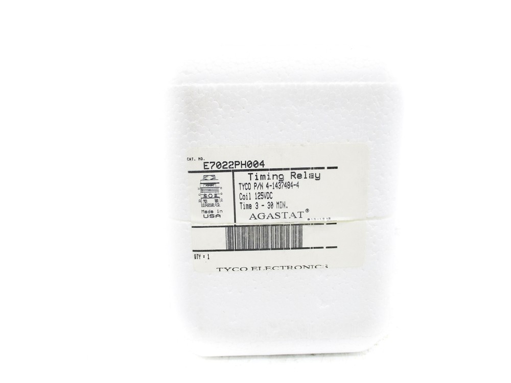 AGASTAT E7022PH004 125VDC 3-30MIN NSMP