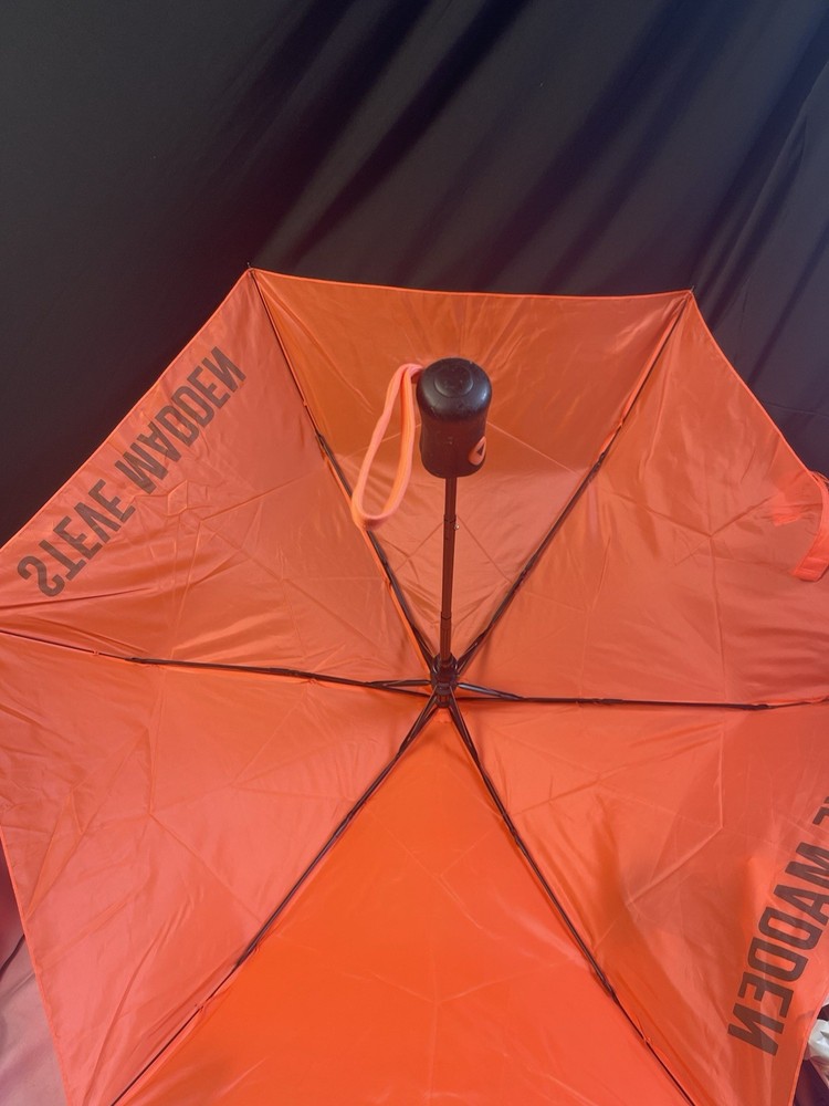 Steven Madden Vibrant Orange Umbrella.