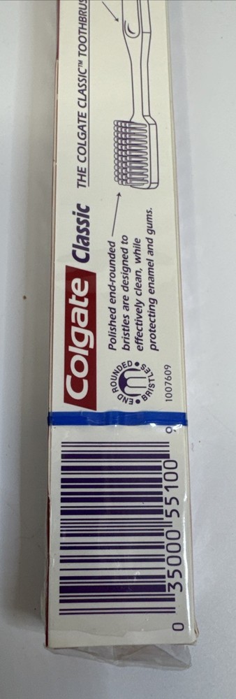 Vintage Colgate Classic Toothbrush 41 Medium Full Head