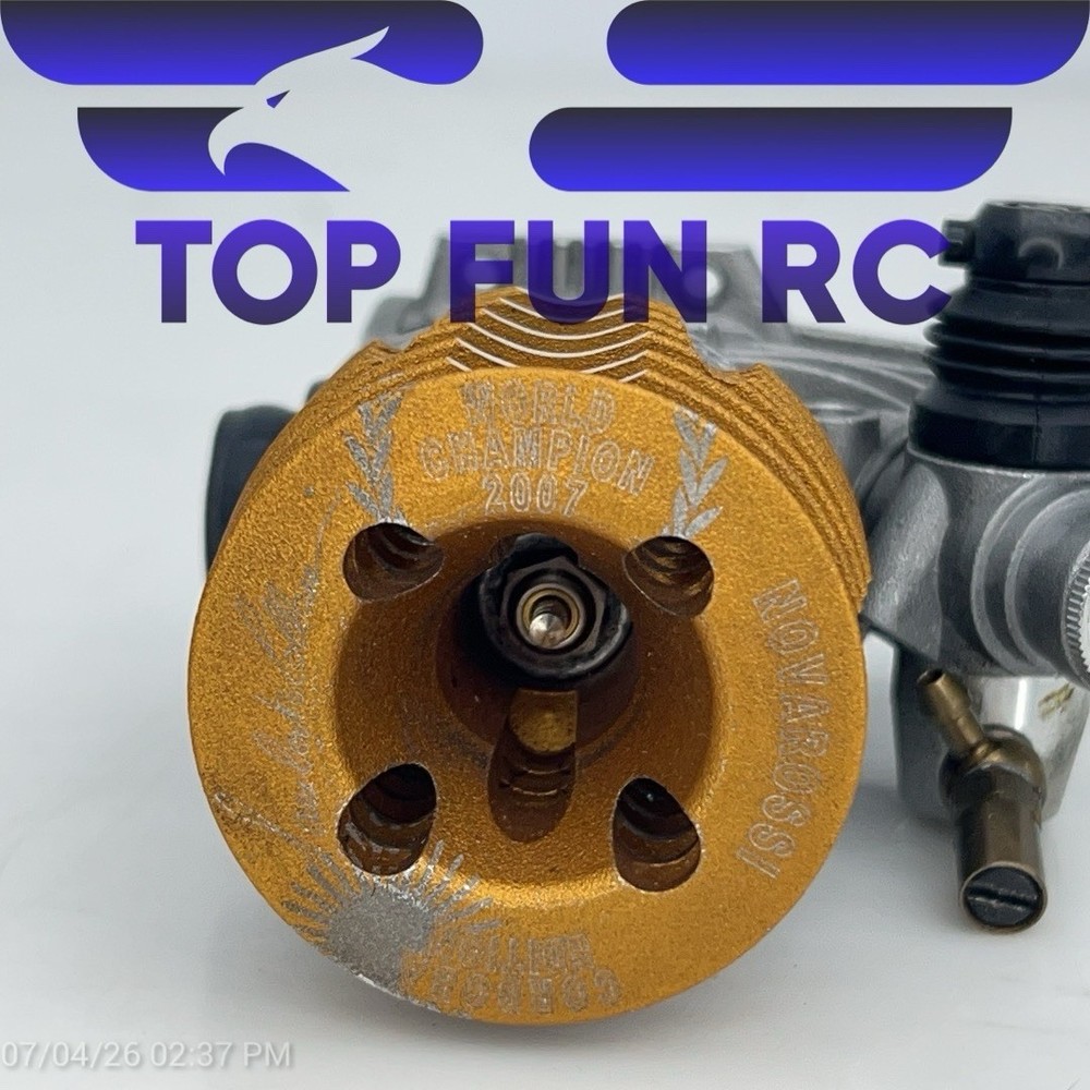 NOVAROSSI 35PLUS21 HIGH PERFORMANCE 2-STROKE NITRO RC ENGINE LIMITED EDITION