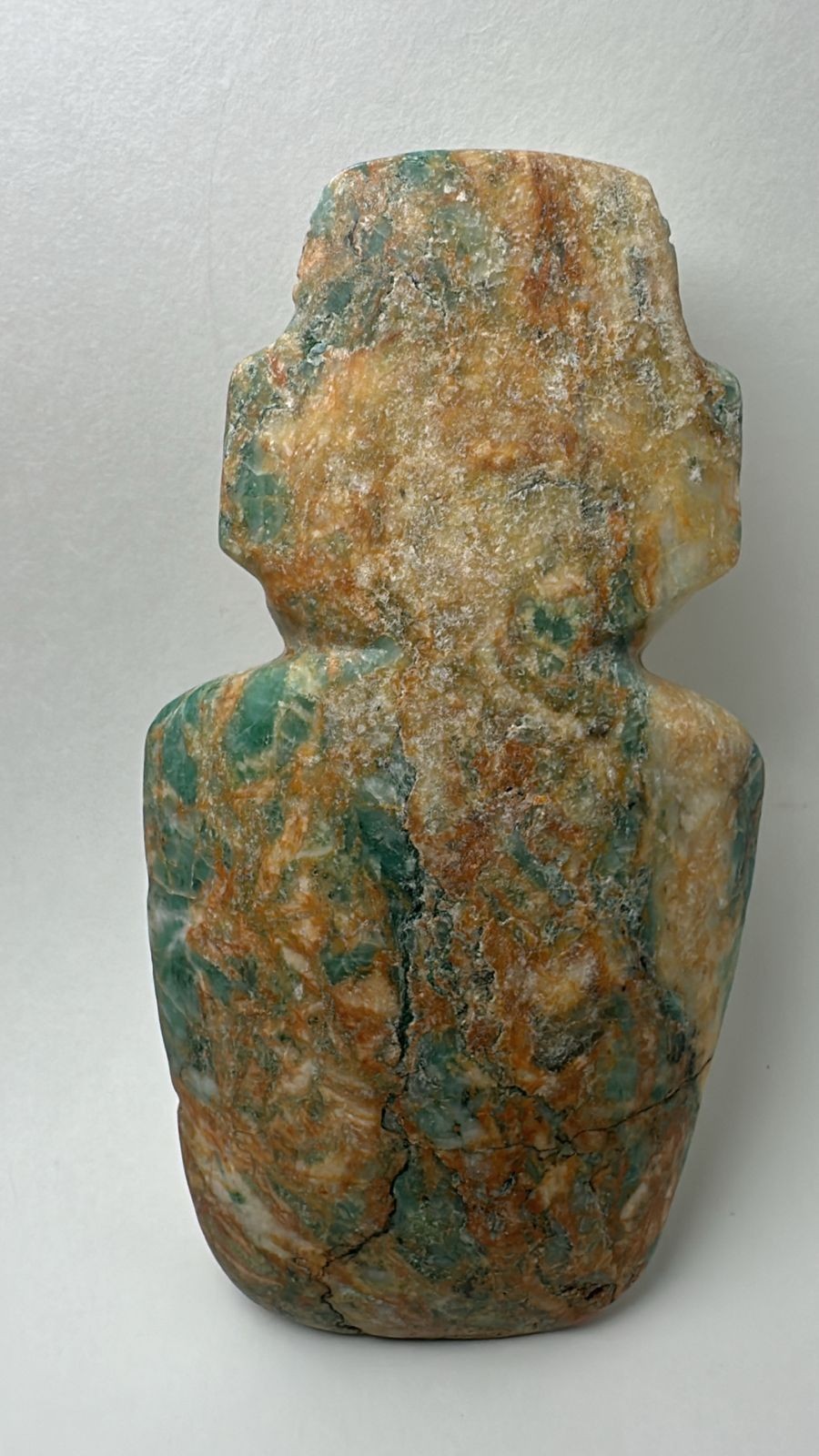 Precolumbian Stone olmec Axe Jaguar Transformation Figure 1200BC 400AD