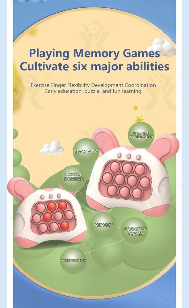 Fast Push Interactive Game – 4 Modes for Hand-Eye Coordination 2-pack