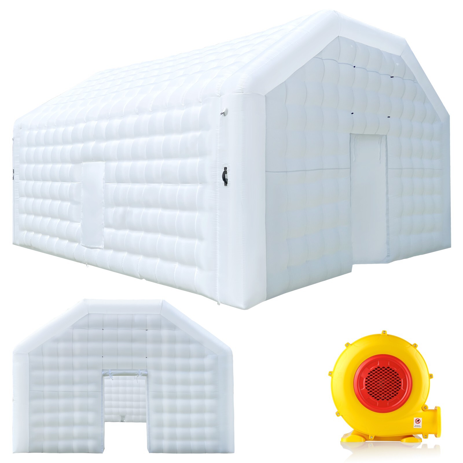 Inflatable Night Club 20FT White Inflatable Cube Party Tent Stock in the US