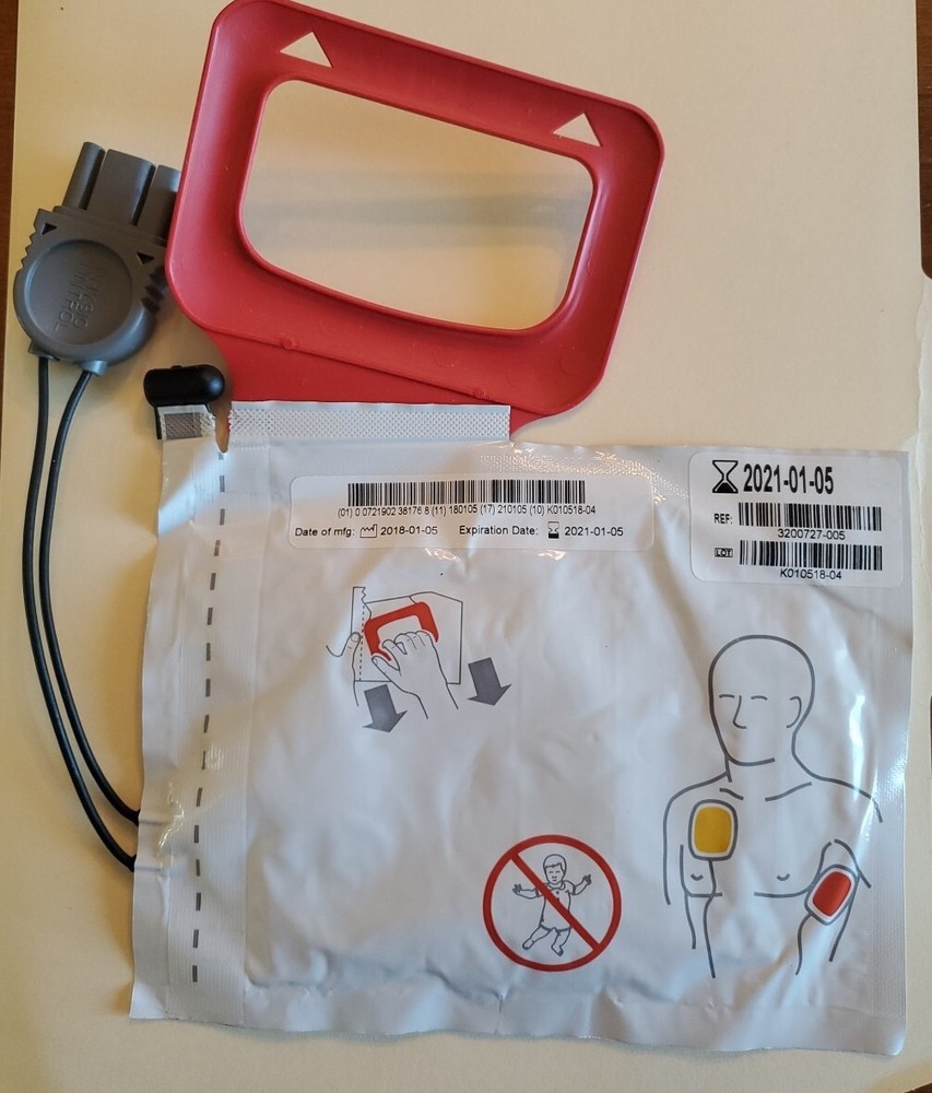 Physio Control Pacing/Defib/ECG Electrodes As Is-expired  For Training Example