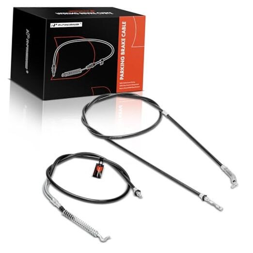 2-PC Set Rear Driver and Passenger Side Parking Brake Cable Assembly