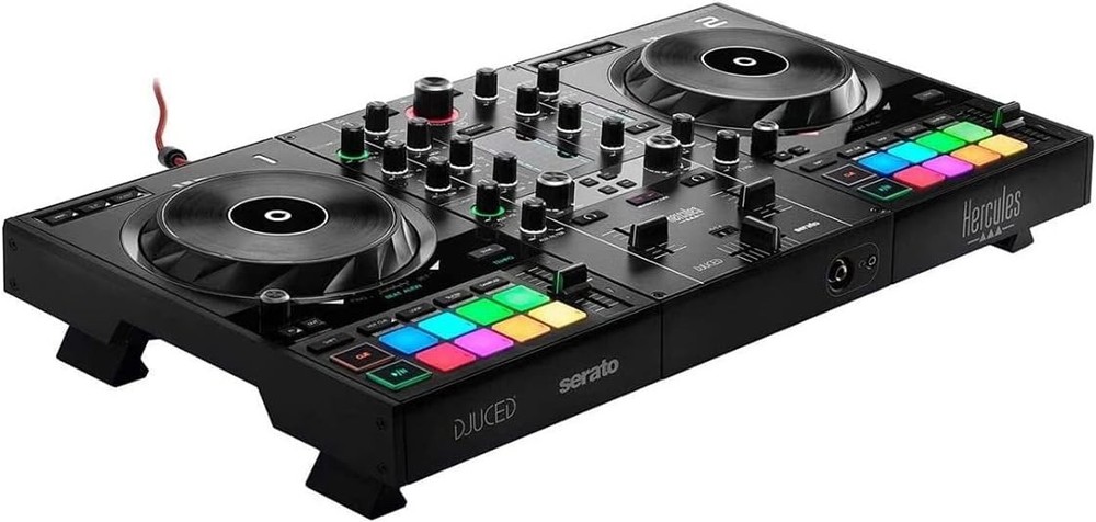DJControl Inpulse 500 - 2-Deck USB DJ Controller with RGB Pads & Audio Interface