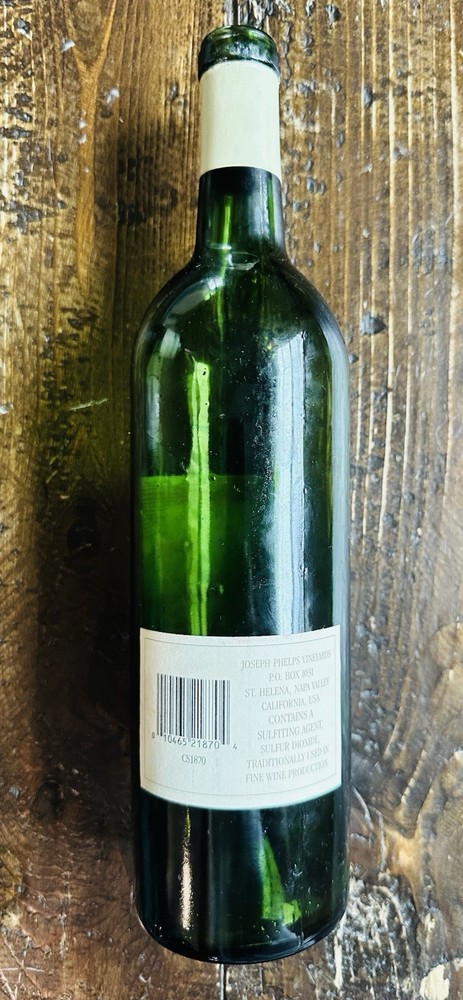 Joseph Phelps Wine Bottle EMPTY 1987 Eisele Vineyard Cabernet Napa 750ml