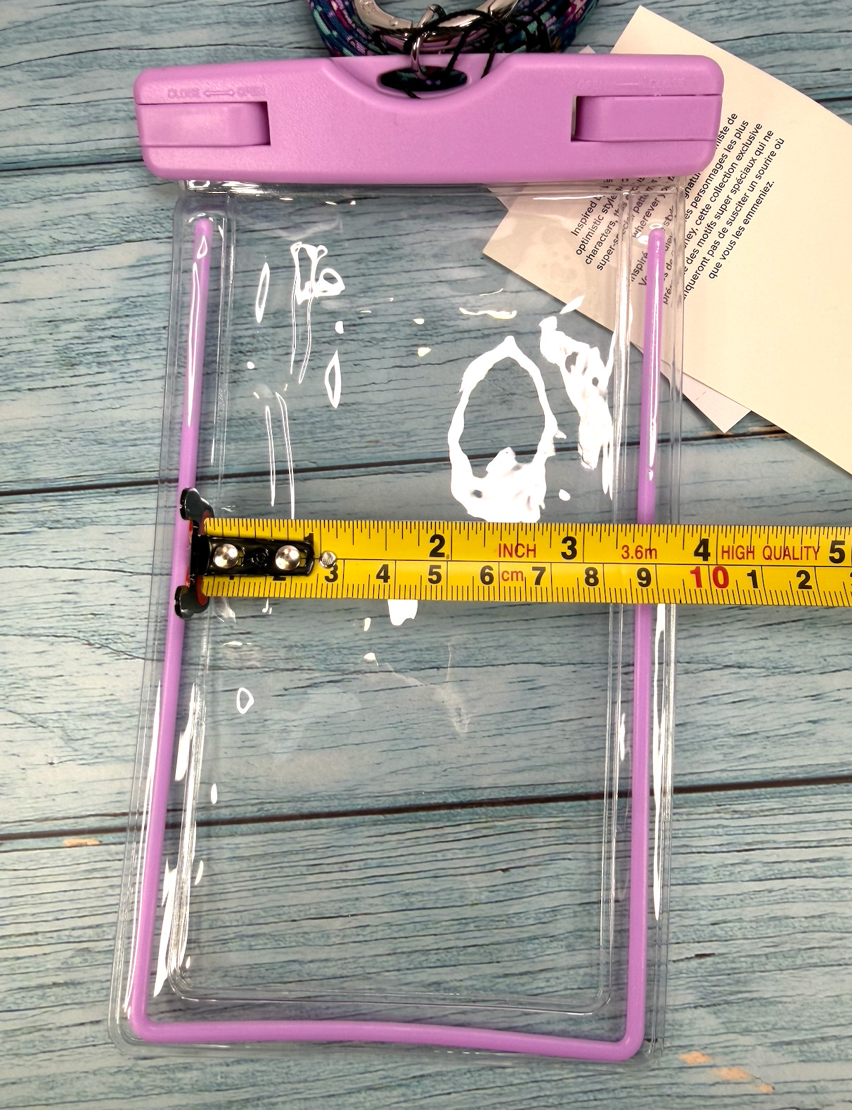 Vera Bradley Disney Mickey Minnie's Vine Floral WATERPROOF PHONE POUCH & LANYARD