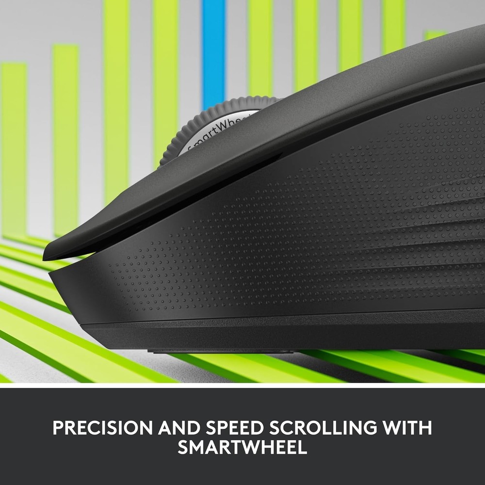 Logitech M550 Wireless Bluetooth Mouse for Small to Medium Sized Hands Black