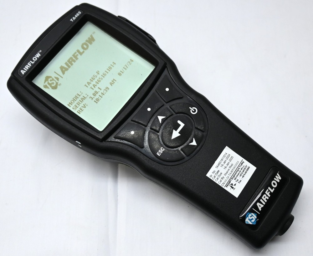 Airflow Instruments TA465-P Multi-Function Ventilation Calibrated (16-01-2024)