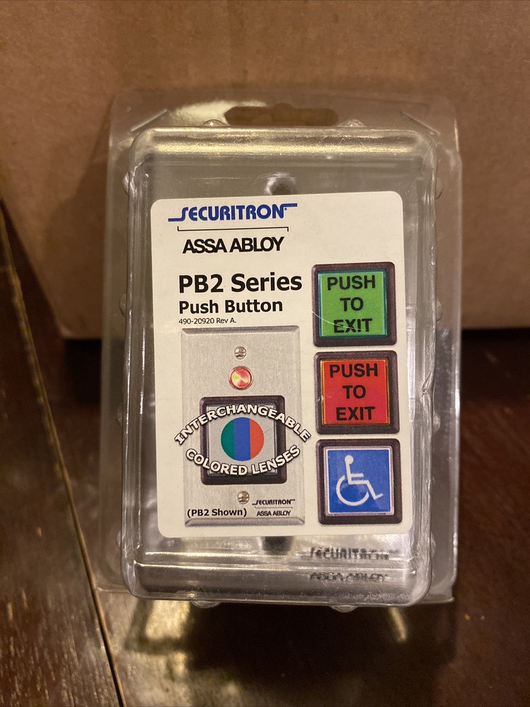 Securitron ASSA ABLOY PB2 Series Push Button w/Extra Buttons
