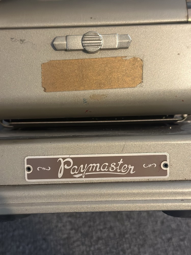 vintage paymaster check writer