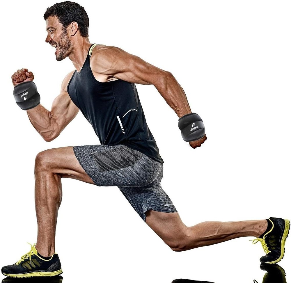 Comfortable Mercerized Cotton Ankle Weights - 1-20 LBS Pair with Adjustable Fit