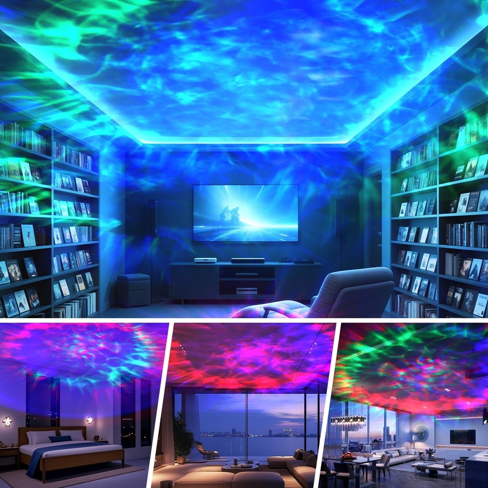 Galaxy Projector for Bedroom, Nebula Galaxy Night Light Projector with Timer ...