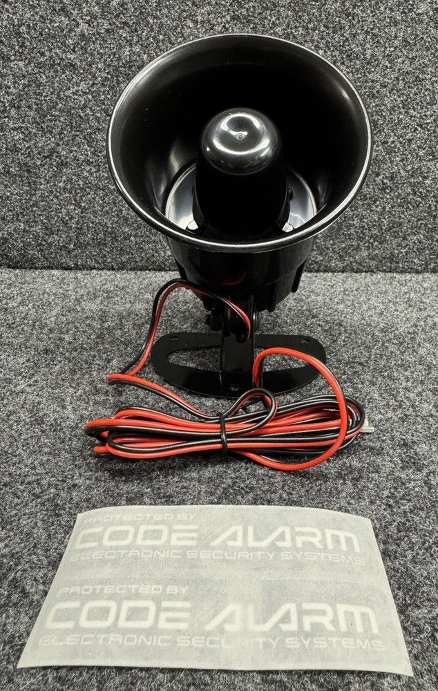 CODE ALARM SIREN NEW-OLD 25-32 YEARS OLD/AUTHENTIC AND ORIGINAL CODE/SUPER LOUD.