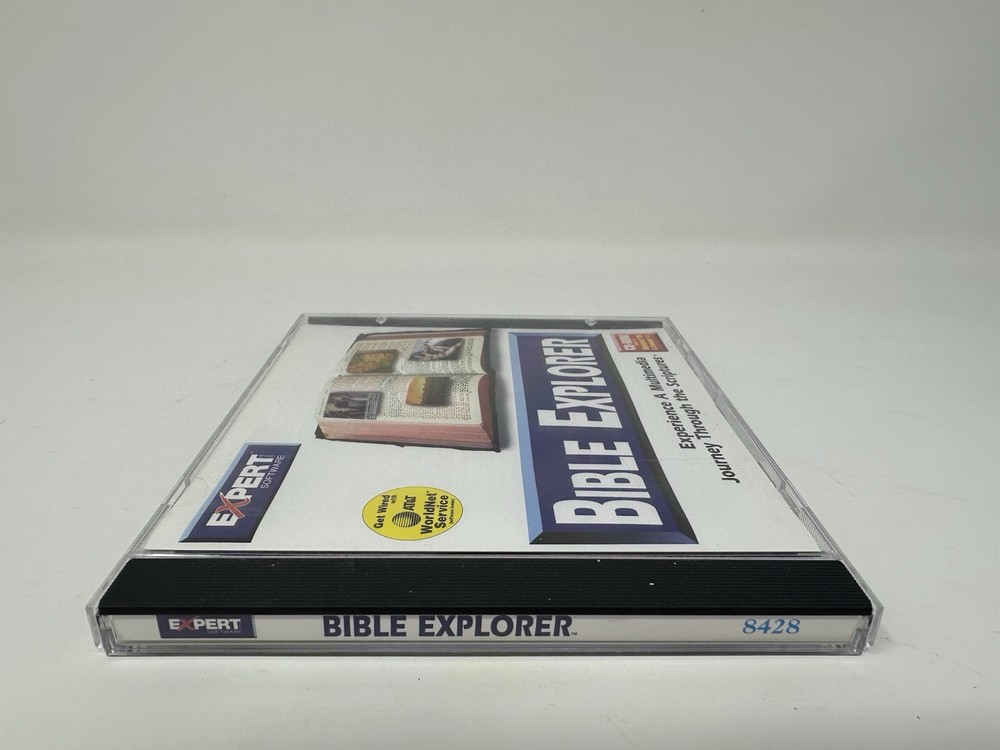 Bible Explorer Expert CD-Rom 1995 Expert Software MINT DISC!